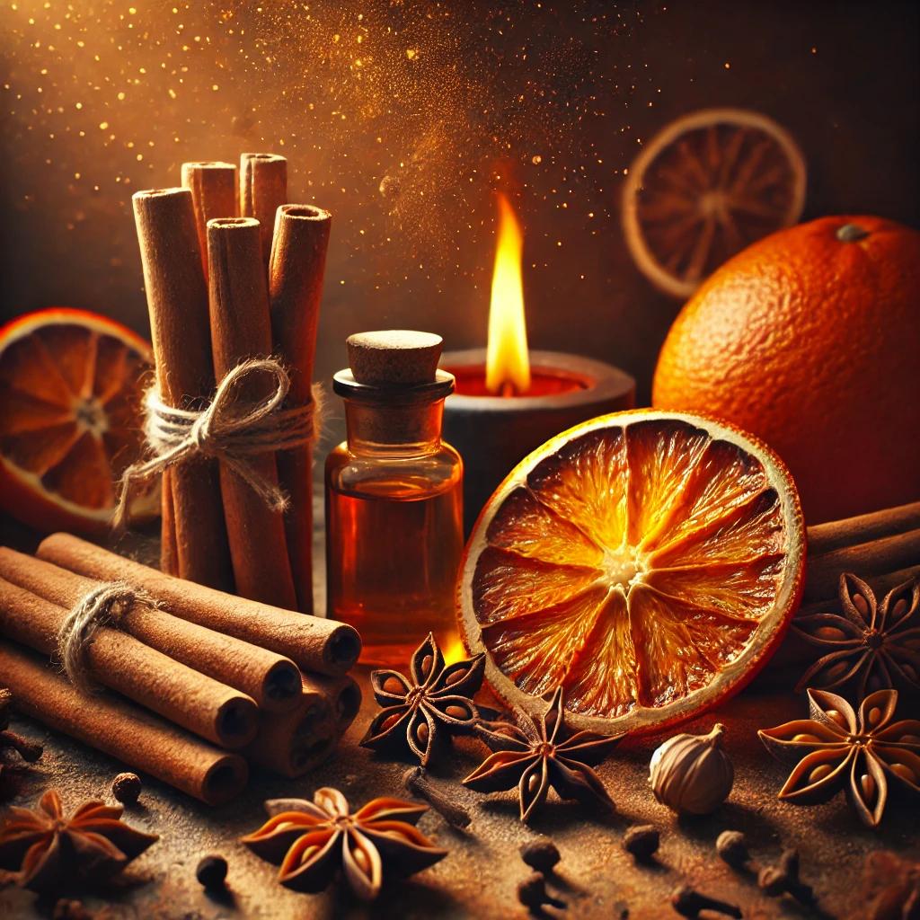 Black Pepper, Ginger, Cardamom, Sandalwood, Palo Santo