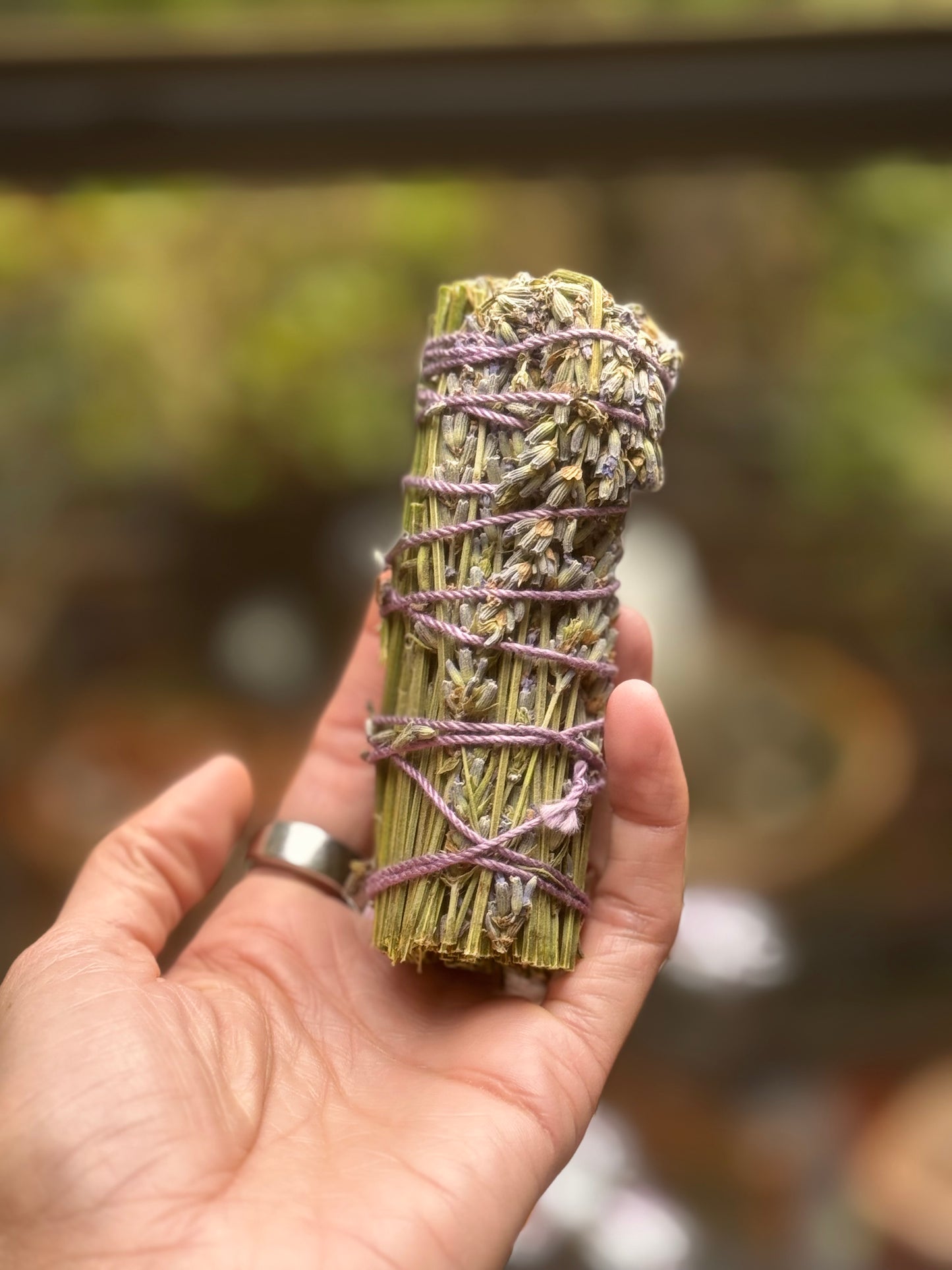 4" Dried Lavender Herb Wand